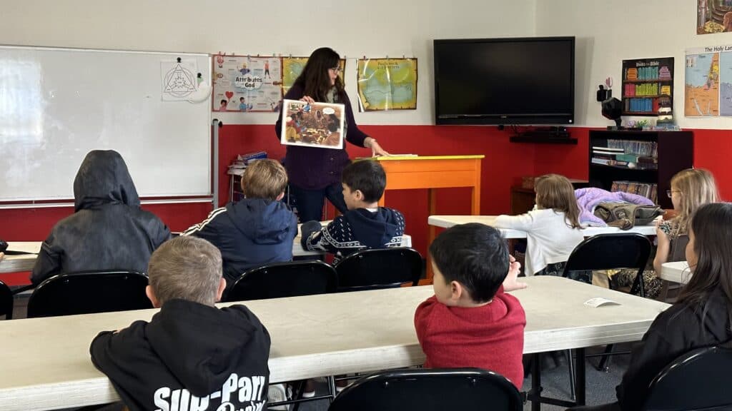 GCC Kids classroom with children learning