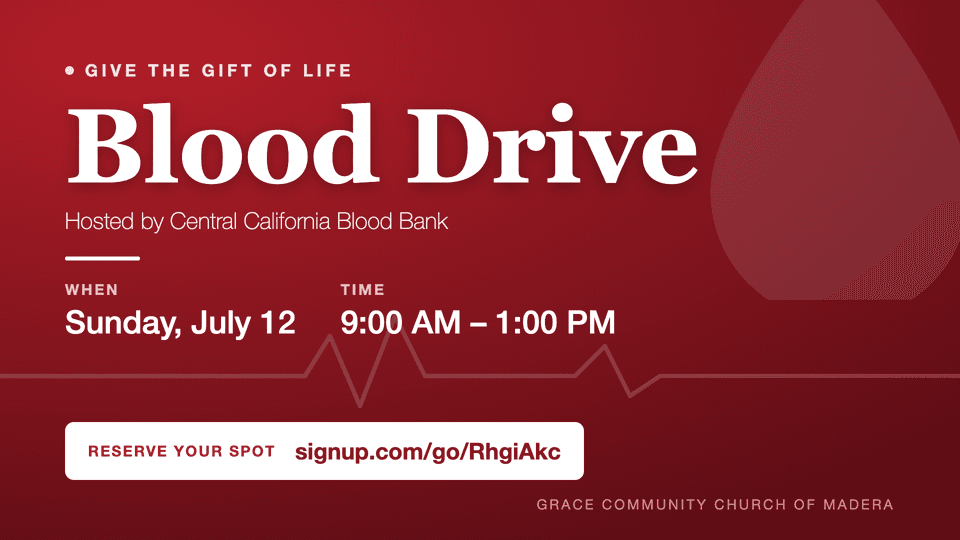 Blood Drive flyer