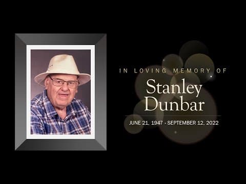 Memorial Service for Stanley Dunbar