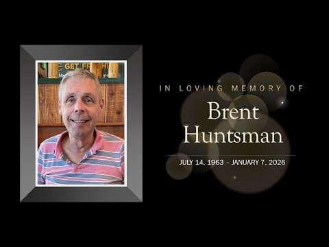 Memorial Service for Brent Huntsman