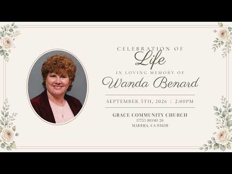 Celebration of Life for Wanda Benard